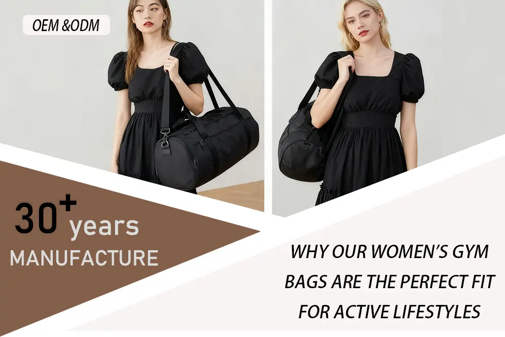Why Our Women's Gym Bags Are the Perfect Fit for Active Lifestyles